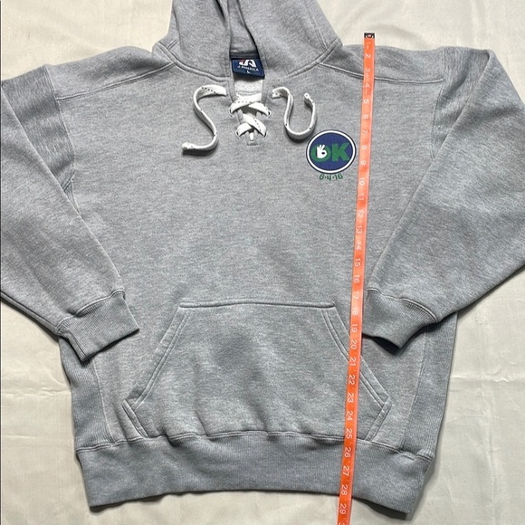 J. AMERICA Gray Hoodie with Logo - Picture 5 of 8